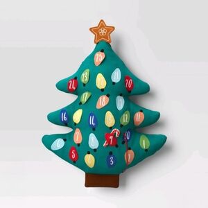 Wondershop Christmas Tree Countdown Calendar Novelty Throw Pillow